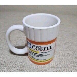 The Prescription Coffee Mug Pill Bottle RX Medication Cup